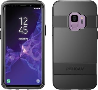 Pelican Voyager Phone Case for Samsung Galaxy S9 (Black/Black)