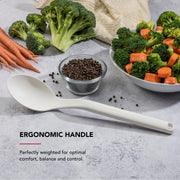 KitchenAid Porcelain White / 13.6-Inch / Everyday Cooking Spoons