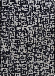 Joy Carpets Block Print 10'9" x 13'2" Area Rug in Color Onyx
