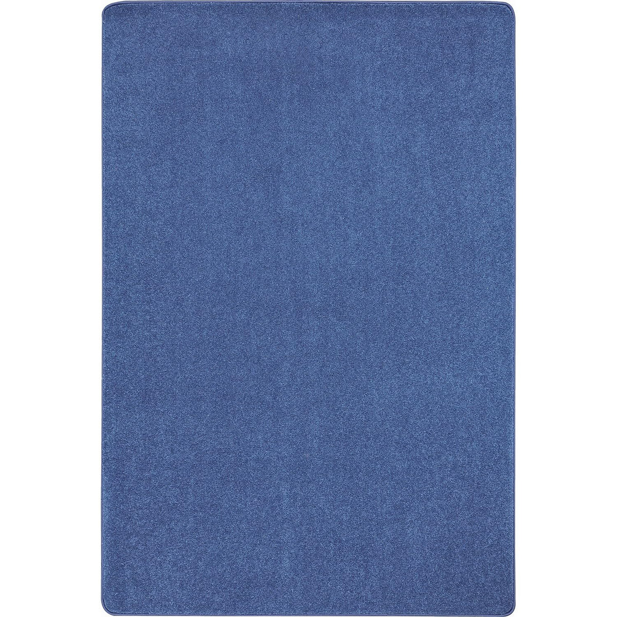 Just Kidding Solid Color Area Rugs by Joy Carpets – 6' x 9' (Rectangular), Polyester, Cobalt Blue, Model 623Q-01