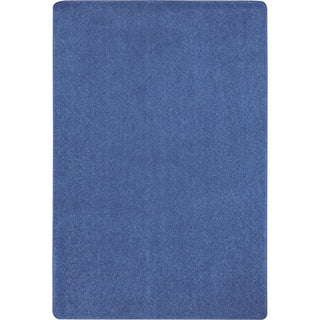 Just Kidding Solid Color Area Rugs by Joy Carpets – 6' x 9' (Rectangular), Polyester, Cobalt Blue, Model 623Q-01
