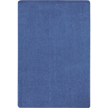 Just Kidding Solid Color Area Rugs by Joy Carpets – 6' x 9' (Rectangular), Polyester, Cobalt Blue, Model 623Q-01