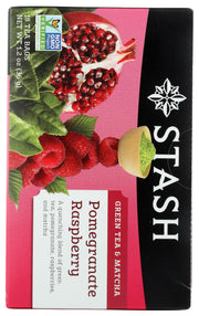 Tea, Tea Pom Raspberry Matcha, 18 Count by Stash – 18 Count (Pack of 1), …, Model 1BK0-57V3-3IA9