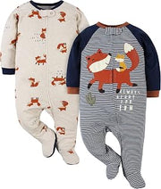 Gerber Baby Boys’ 2-Pack Sleep ‘N Play Pajamas