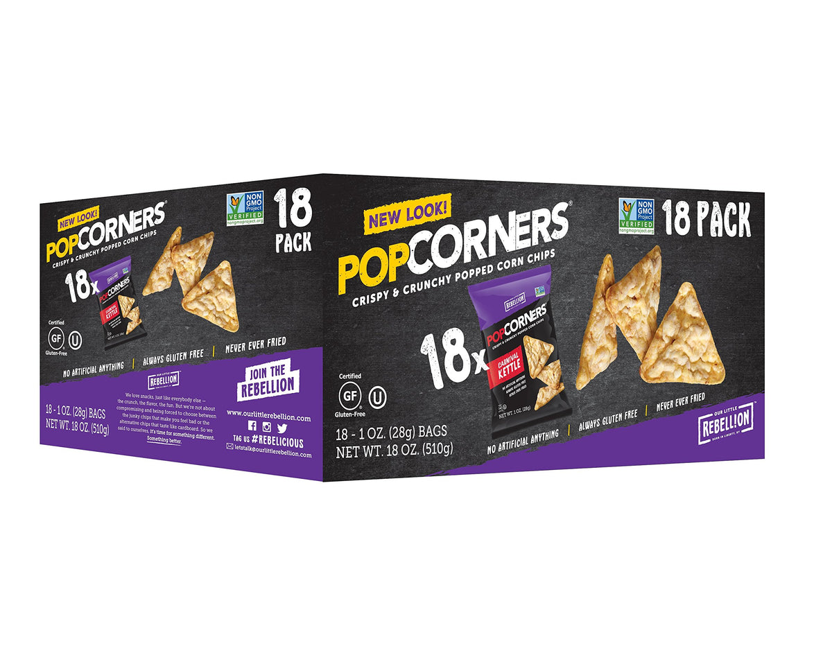 Kettle Corn by Popcorners – 0.06 Ounce (Pack of 18), Pack of 18