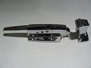 Component Hardware 3/4 to 1-5/8" Offset Polished Chrome Walk-in Cooler Door Safety Latch with Strike