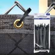 FenceScreen Outdoor UV Zip Tie Fasteners (7in, Black) | Heavy Duty | Weather Resistant