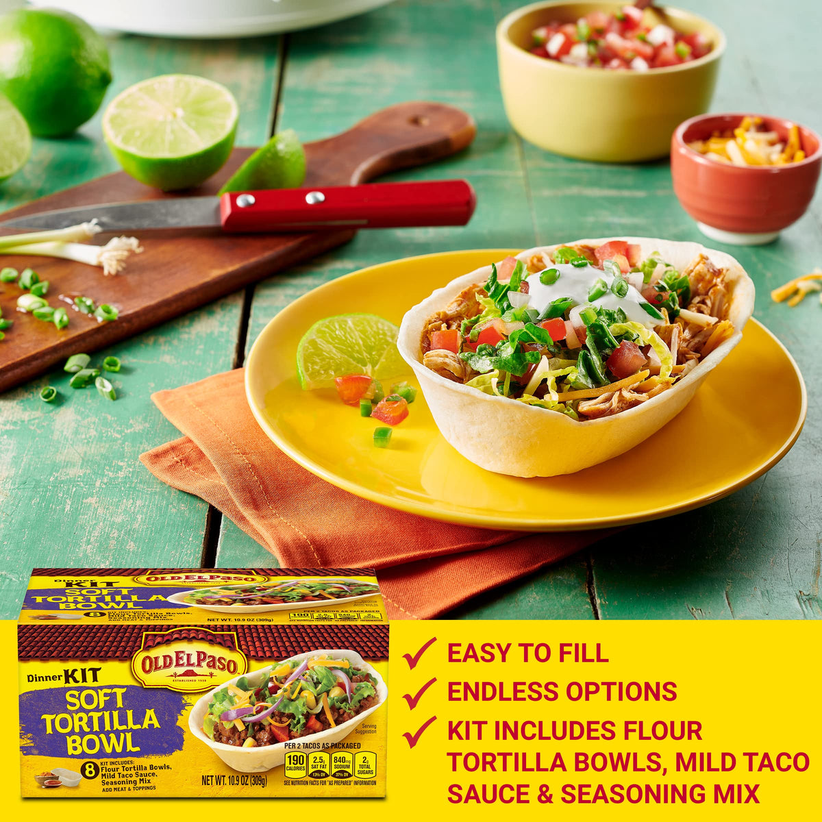 Old El Paso 10.9 Ounce (Pack of 1) / 1 Tortillas