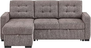 Global Furniture USA U0707 Brown Reversible Sofa Bed