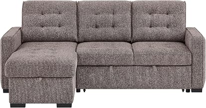 Global Furniture USA U0707 Brown Reversible Sofa Bed
