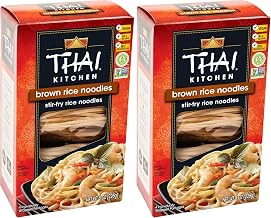 Thai Kitchen Gluten Free Brown Rice Noodles, 8 Oz (Pack of 2)