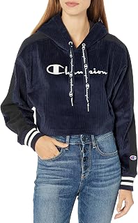 Champion Women's Corduroy Cropped Po Hood W/Reverse Weave®