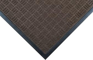 Notrax 167 Portrait™ Rubber-Backed Entrance Mat, for Home or Office 4' X 10' Brown