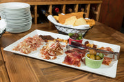 10 Strawberry Street 22"x15" / White / Classic, Traditional Platters