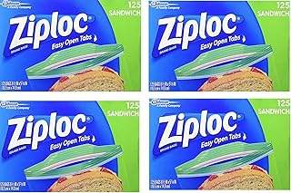 Ziploc Sandwich Bags, 500 Count