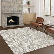 Addison Rugs Chantille ACN2769 Ivory 5' x 7'6" Indoor/Outdoor, Machine Washable, Easy Clean, Non Shedding, Bedroom, Living Room, Dining Room, Kitchen, Patio Rug