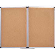 Trio Magnetic Whiteboard () by MasterVision – Metal, White, Model TR0202101170
