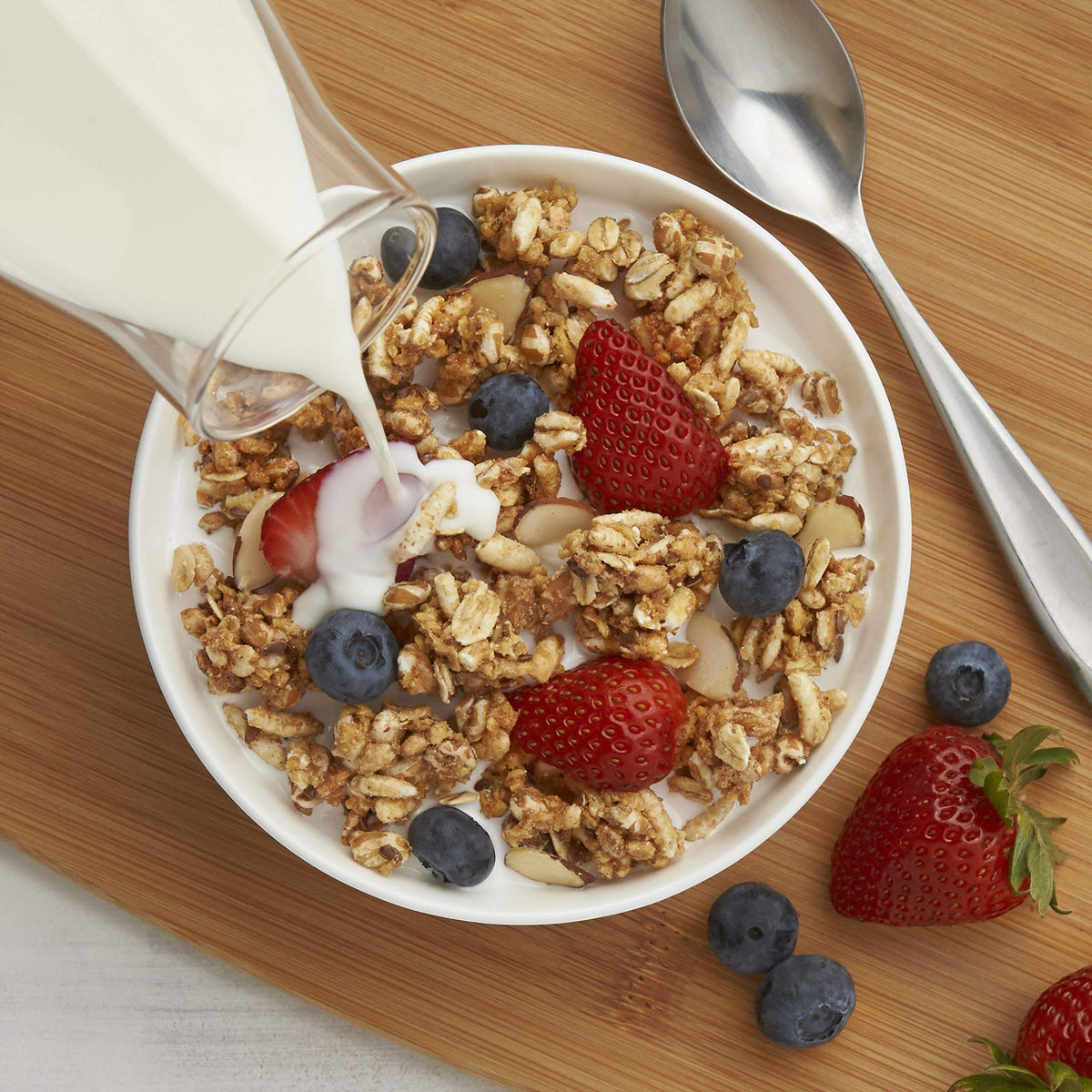 GO, Breakfast Cereal, Honey Almond Flax Crunch, Excellent Source of Fiber, 14oz Box by Kashi – 14 Ounce (Pack of 1), Model 1862770337, 70337, KSH-70339