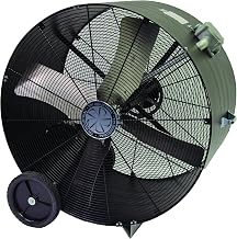 TPI PB42BHL Industrial Belt Drive Portable Blower, Standard, 42" Size, 1 Speed, 3/4 HP Motor, 10.8/5.4 Amps