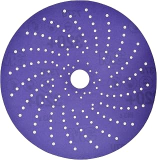 3M Cubitron II Hookit Clean Sanding Abrasive Disc, 737U, 31484, 6 in, 400+ | 50 Discs, Virtually Dust-Free, Multi-Hole, High Performance, Long Lasting