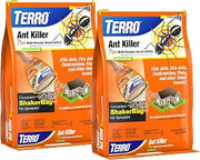 TERRO Ant Killer Plus, Multi-Purpose Insect Control Granules, 2 Pack | Kills Fire Ants, Cockroaches, Fleas and Other Crawling Insects for Outdoor Pest Control Treatment
