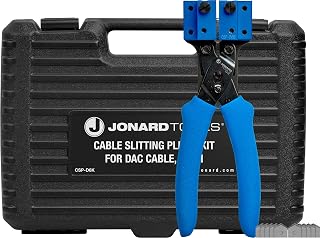 Jonard Tools CSP-D6K Cable Slitting Pliers Kit for 6 mm DAC Cables, Includes Hard Case and 10 Replacement Blades