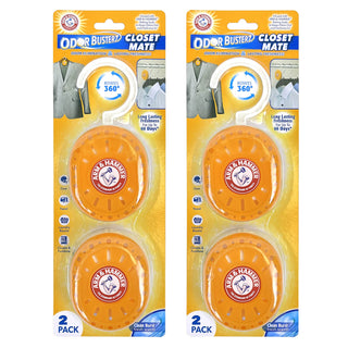 Odor Busterz Closet Mate by ARM & HAMMER – 36 Count, Orange - Closet Mate, Pack of 36, Model 48247