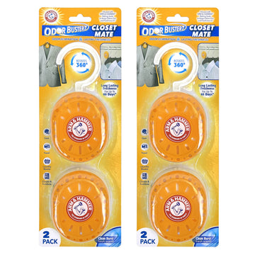 Odor Busterz Closet Mate by ARM & HAMMER – 36 Count, Orange - Closet Mate, Pack of 36, Model 48247
