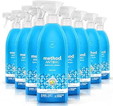 Method Antibacterial Bathroom Cleaner, Spearmint, 28 fl oz, 8 Pack