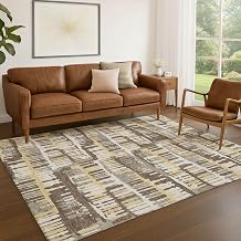 Addison Rugs Chantille ACN2663 Chocolate 8' x 10' Indoor/Outdoor, Machine Washable, Easy Clean, Non Shedding, Bedroom, Living Room, Dining Room, Kitchen, Patio Rug