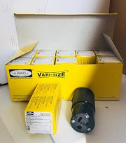 Hubbell HBL5269CM2 All Black Female Edison Connector- 15a 125v (10 Pack)