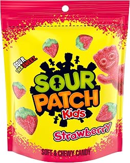 Sour Patch Kids Strawberry Soft & Chewy Candy, 10 oz