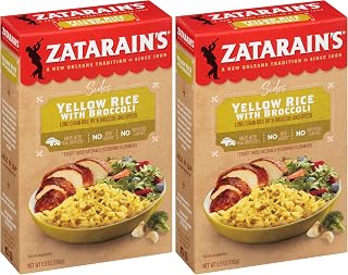 Zatarain's Yellow Rice with Broccoli, 6.9 oz (Pack of 2)