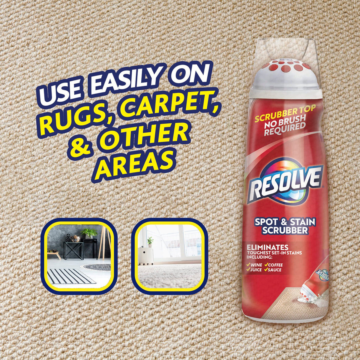 Resolve 6.7 Ounce (Pack of 2) / Red / 2 Carpet Spot Cleaning Sprays