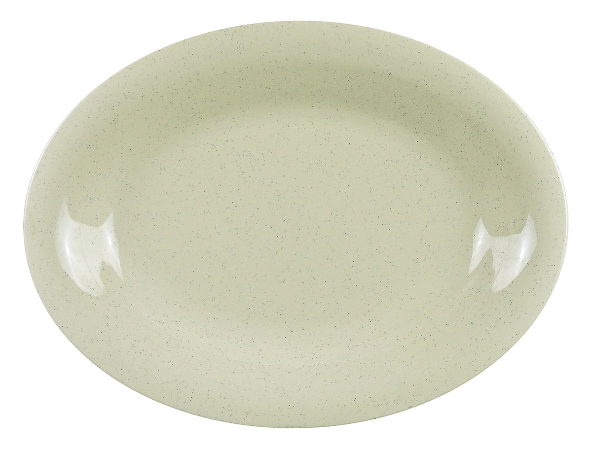 Ardis Oval Platter by Yanco – Large, Melamine, Pack of 24, Model AD-221