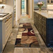 2544B Hudson by Oriental Weavers – 7'8" x 10'10", Polypropylene, Brown, Model 748679326860