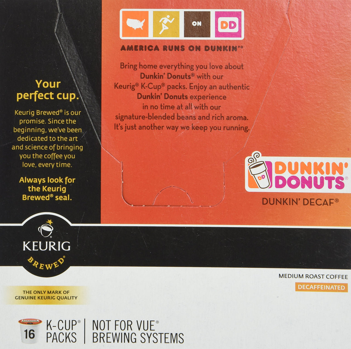 Dunkin' Original Decaf / 16 Count (Pack of 2) / 1 Single-Serve Capsules & Pods