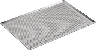 PADERNO World Cuisine 23 5/8 Inch by 15 3/4 Inch Flat Perforated Aluminum Baking Sheet