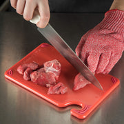 San Jamar Red / 1 / 9"L x 6"W Cutting Boards