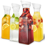 Stock Your Home Set of 4 / Clear / Modern Carafes