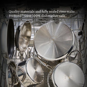 ProBond Luxe 3.5-Quart Sauté Pan with Lid by Hestan – Medium, 3.5 quarts, Stainless Steel, Silver, Model 31774