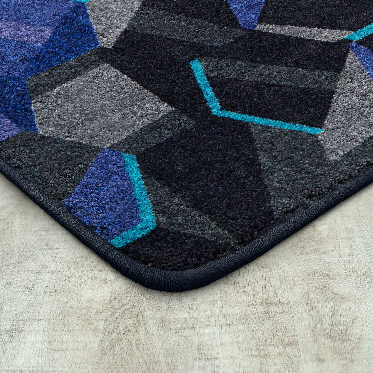 Stealth 10'9" x 13'2" Area Rug in Color Violet by Joy Carpets – 10'9" x 13'2" (Rectangular), Nylon, Violet, Model 2134G-03