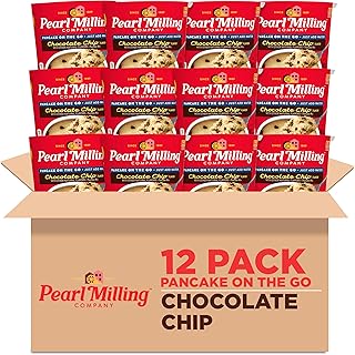 Pearl Milling Company Pancake Cups, Chocolate Chip, 2.11oz Cups (12 Pack)