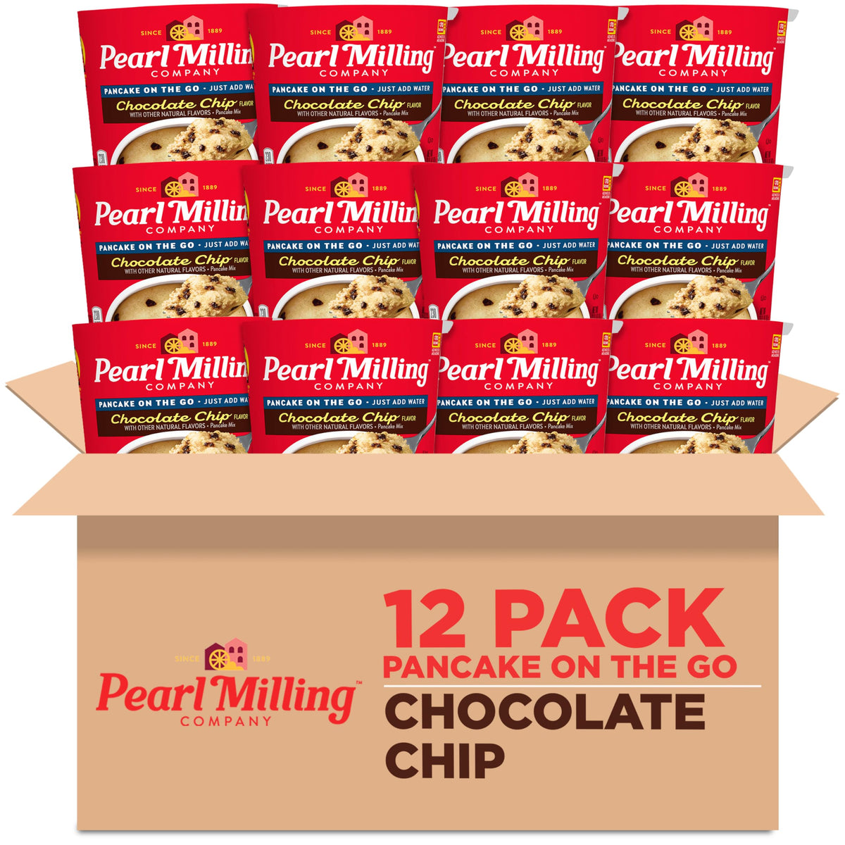 Pancake Cups by Pearl Milling Company – 2.11 Ounce (Pack of 12), Pack of 12