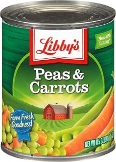 Libby's Peas & Carrots Cans, 8.5 Ounce (Pack of 12)
