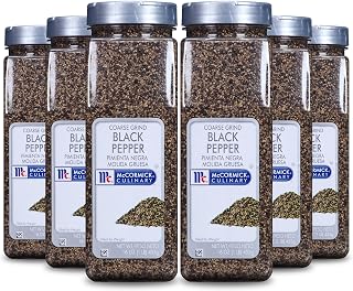 McCormick Culinary Coarse Grind Black Pepper, 16 oz (Pack of 6)
