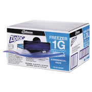 ZiplocZiploc 94604 Double-Zipper Freezer Bags – One Size, 2.0 gallons, Plastic, Clear, Pack of 100