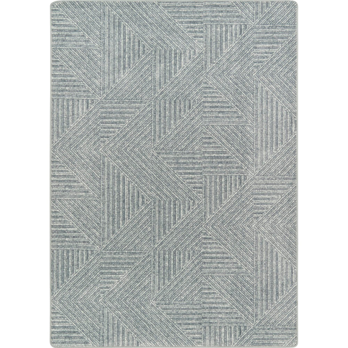 Above Board 5'4" x 7'8" Area Rug in Color Cloudy by Joy Carpets – 5'4" x 7'8" (Rectangular), Nylon, Cloudy, Model 2129C-02