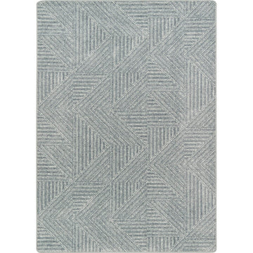 Above Board 5'4" x 7'8" Area Rug in Color Cloudy by Joy Carpets – 5'4" x 7'8" (Rectangular), Nylon, Cloudy, Model 2129C-02