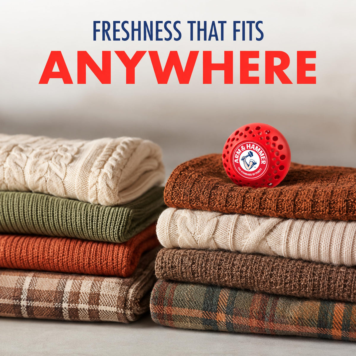 OdorBusterz® Odor Eliminator Balls by ARM & HAMMER – Red, Pack of 3, Model 48307